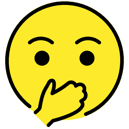 Face With Open Eyes And Hand Over Mouth Emoji from OpenMoji Emoji Set