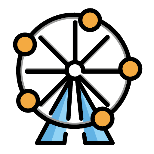 Ferris Wheel Emoji from OpenMoji Set