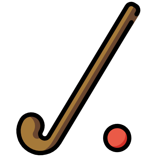 Field Hockey Emoji from OpenMoji Emoji Set