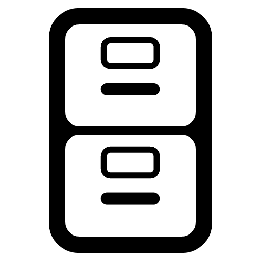 File Cabinet High Contrast Emoji from Fluent Emoji High Contrast Set