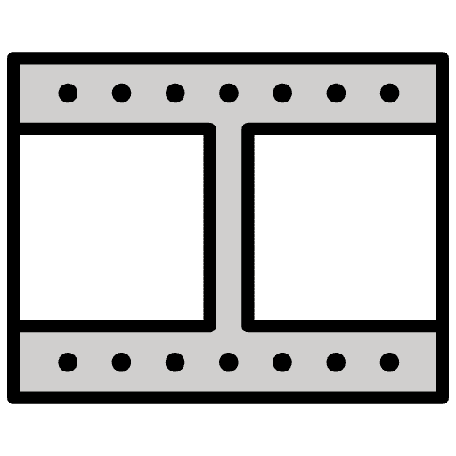 Film Frames Emoji from OpenMoji Emoji Set