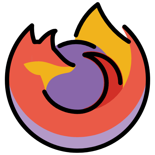 Firefox Emoji from OpenMoji Emoji Set