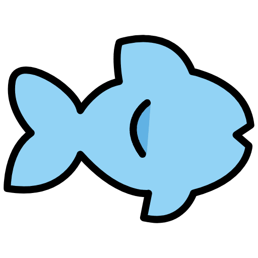 Fish Emoji from OpenMoji Emoji Set