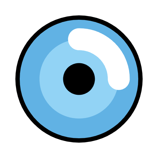 Fisheye Emoji from OpenMoji Emoji Set