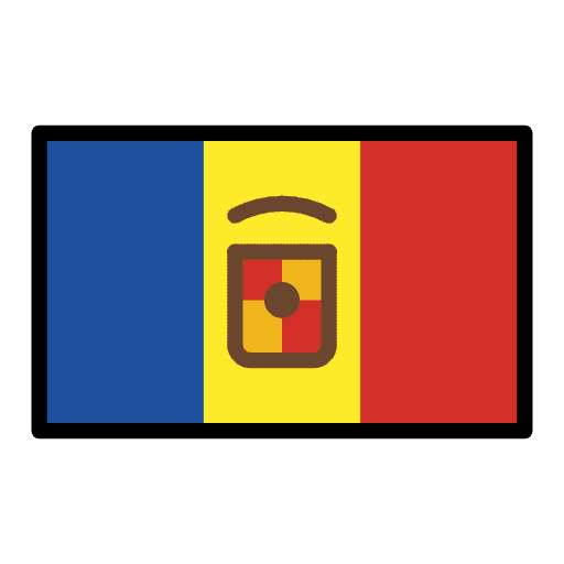 Flag Andorra Element from OpenMoji Emoji Set