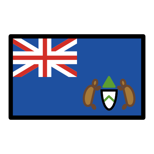 Flag Ascension Island Emoji from OpenMoji Emoji Set