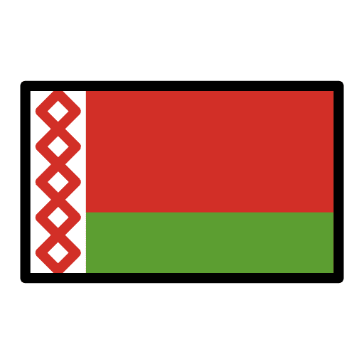 Flag Belarus Element from OpenMoji Emoji Set