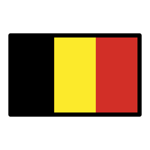 Flag Belgium Emoji from OpenMoji Set