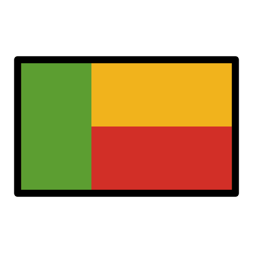 Flag Benin Emoji from OpenMoji Set