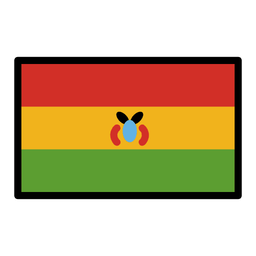 Flag Bolivia Emoji from OpenMoji Set