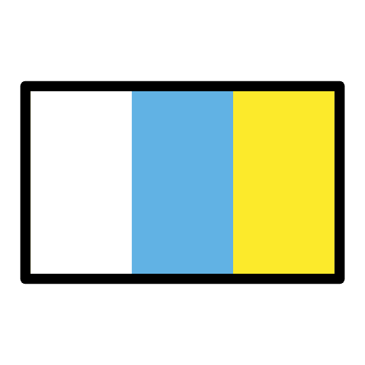 Flag Canary Islands Emoji from OpenMoji Set