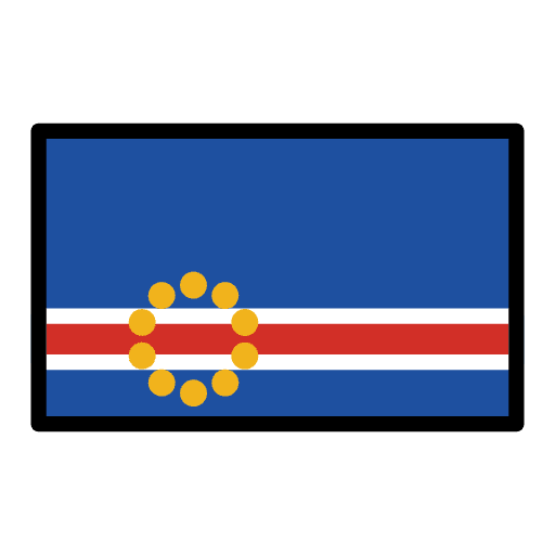 Flag Cape Verde Emoji from OpenMoji Emoji Set