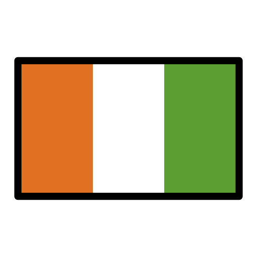 Flag Côte D’ivoire Element from OpenMoji Emoji Set