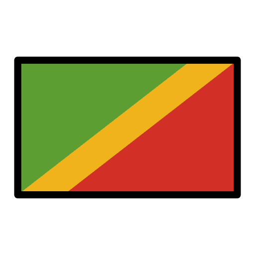 Flag Congo Emoji from OpenMoji Emoji Set