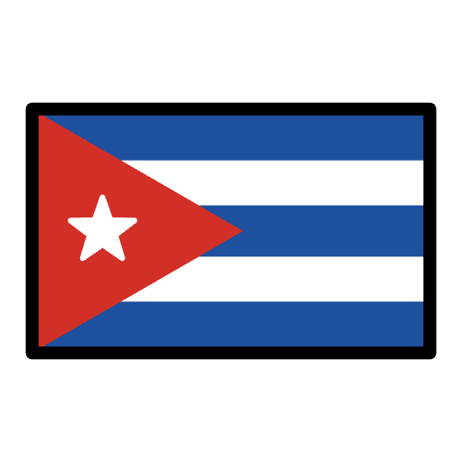 Flag Cuba Element from OpenMoji Emoji Set