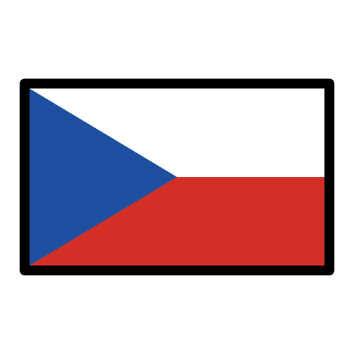 Flag Czechia Element from OpenMoji Emoji Set