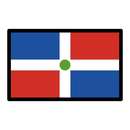 Flag Dominican Republic Emoji from OpenMoji Set