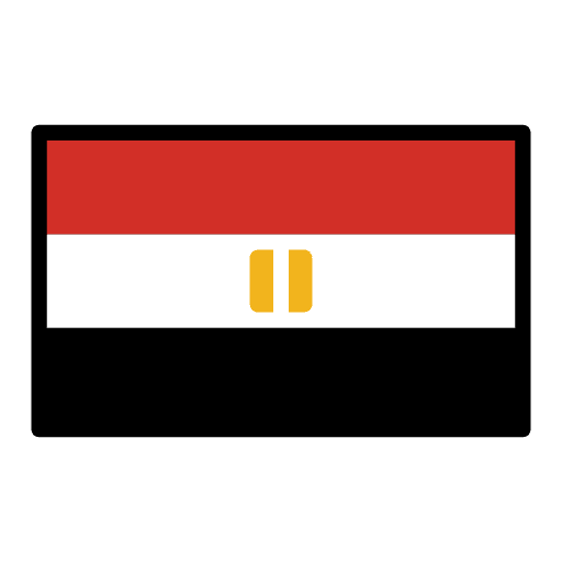 Flag Egypt Element from OpenMoji Emoji Set