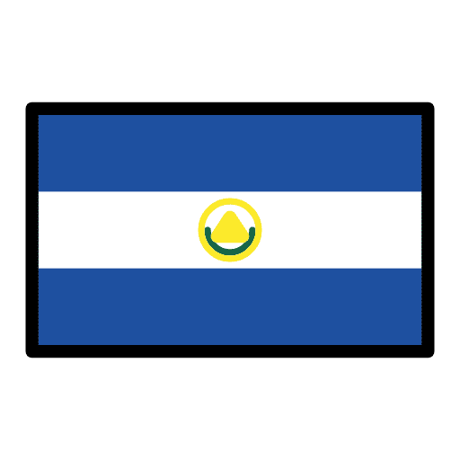 Flag El Salvador Element from OpenMoji Emoji Set