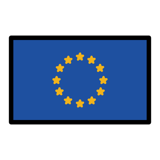 Flag European Union Emoji from OpenMoji Emoji Set