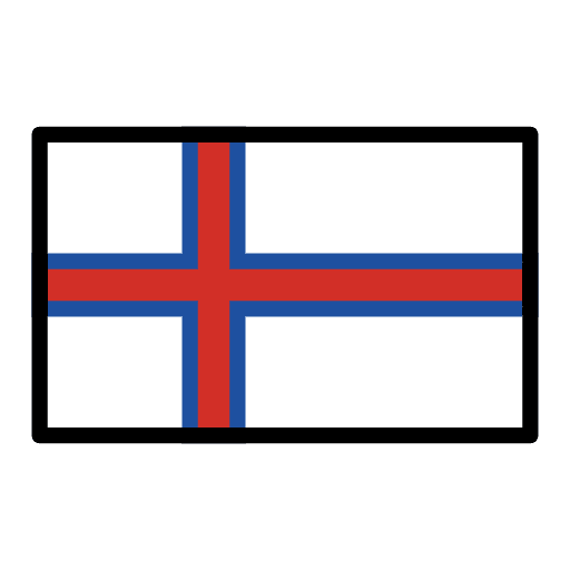 Flag Faroe Islands Emoji from OpenMoji Set