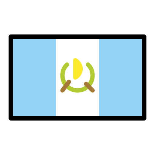 Flag Guatemala Emoji from OpenMoji Emoji Set