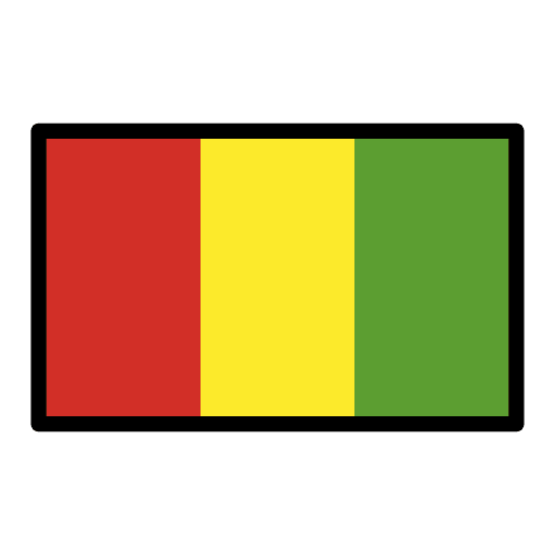 Flag Guinea Emoji from OpenMoji Emoji Set