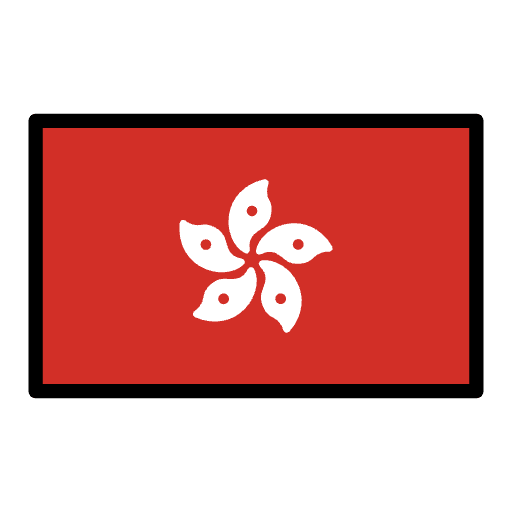 Flag Hong Kong Sar China Emoji from OpenMoji Emoji Set