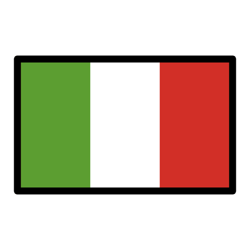 Flag Italy Element from OpenMoji Emoji Set