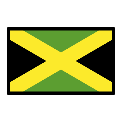 Flag Jamaica Emoji from OpenMoji Emoji Set