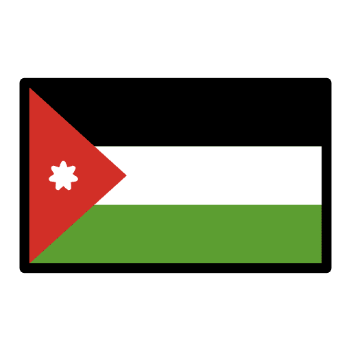Flag Jordan Element from OpenMoji Emoji Set