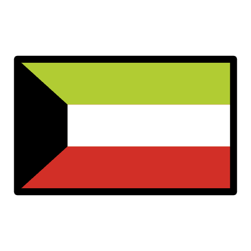 Flag Kuwait Element from OpenMoji Emoji Set