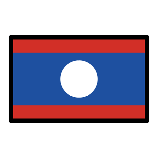 Flag Laos Element from OpenMoji Emoji Set