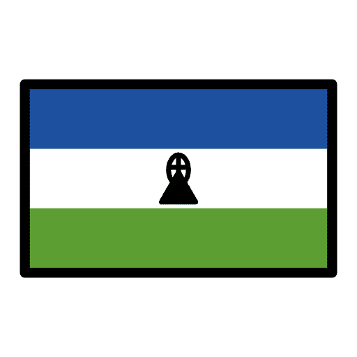 Flag Lesotho Element from OpenMoji Emoji Set