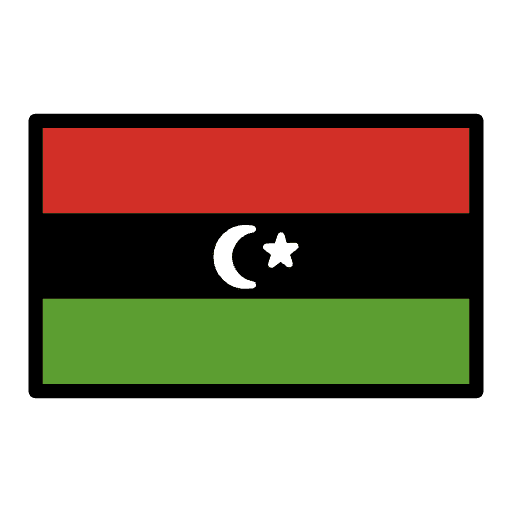 Flag Libya Element from OpenMoji Emoji Set