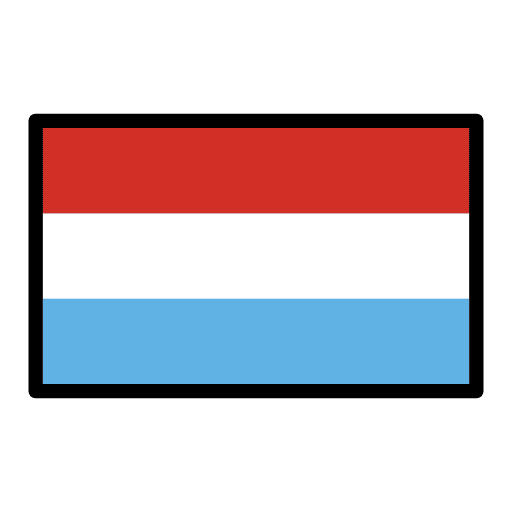 Flag Luxembourg Element from OpenMoji Emoji Set