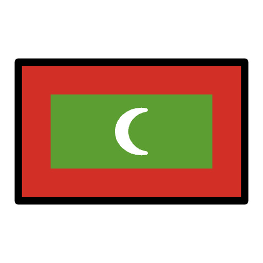 Flag Maldives Element from OpenMoji Emoji Set