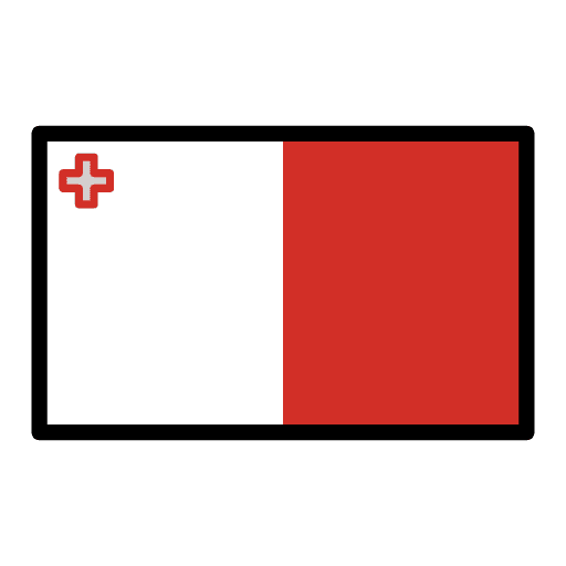 Flag Malta Emoji from OpenMoji Set