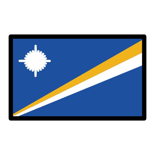 Flag Marshall Islands Emoji from OpenMoji Set