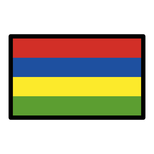 Flag Mauritius Element from OpenMoji Emoji Set