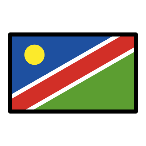Flag Namibia Element from OpenMoji Emoji Set