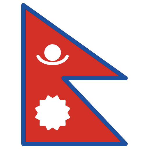 Flag Nepal Emoji from OpenMoji Set