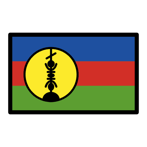 Flag New Caledonia Emoji from OpenMoji Set