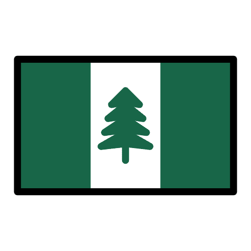 Flag Norfolk Island Emoji from OpenMoji Emoji Set