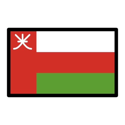 Flag Oman Emoji from OpenMoji Set