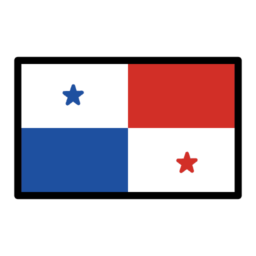 Flag Panama Emoji from OpenMoji Emoji Set