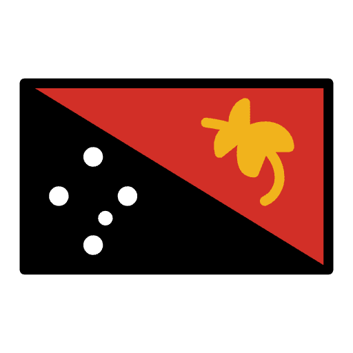 Flag Papua New Guinea Emoji from OpenMoji Set