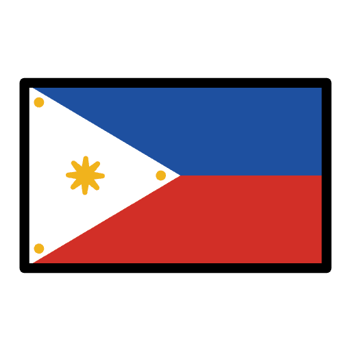 Flag Philippines Emoji from OpenMoji Emoji Set