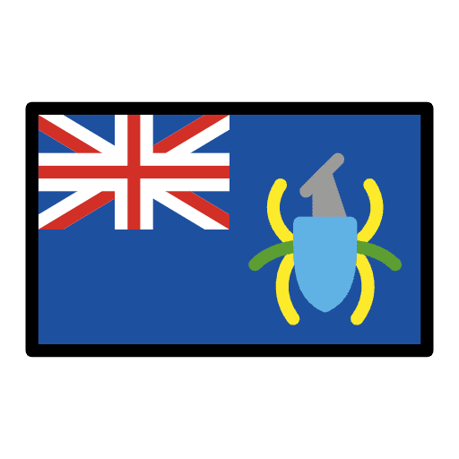 Flag Pitcairn Islands Emoji from OpenMoji Set