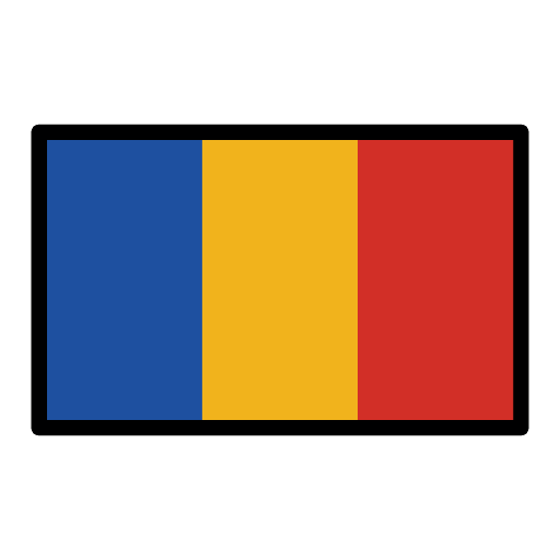 Flag Romania Element from OpenMoji Emoji Set